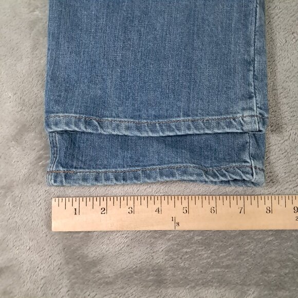 Carhartt Jean Women 32x32, Tag 10x32 Blue Denim Traditional Fit Stretch WB007 - Picture 10 of 11